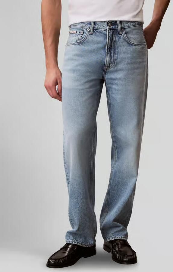 Calvin Klein Jeans straight fit jeans van puur katoen - Foto 5