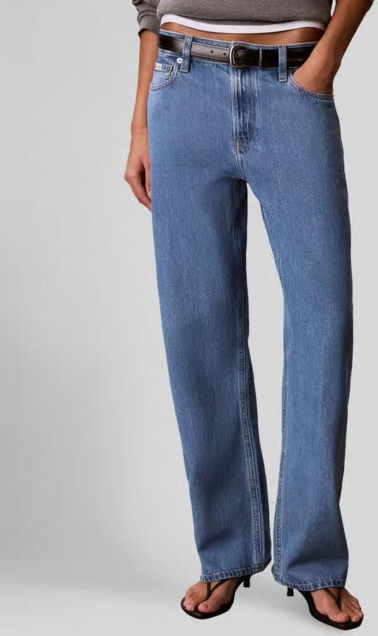 Calvin Klein Jeans straight fit jeans van puur katoen - Foto 2