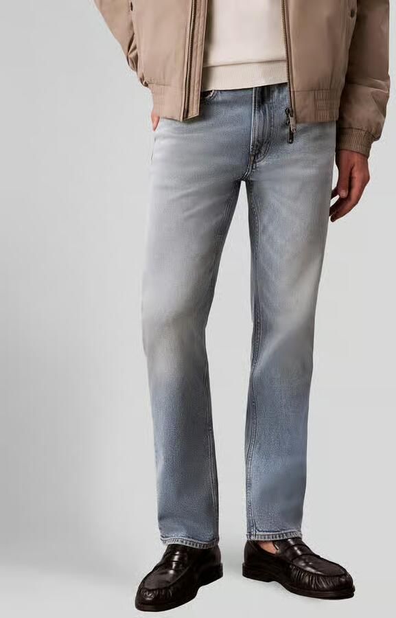 Calvin Klein Jeans straight fit jeans van katoenmix - Foto 2