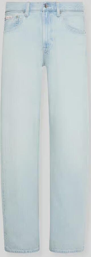 Calvin Klein Jeans straight fit jeans van puur katoen in 5-pocket-design - Foto 2