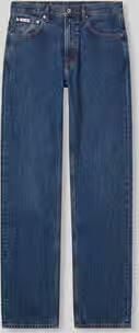 Calvin Klein Jeans straight fit jeans van puur katoen in 5-pocket-design