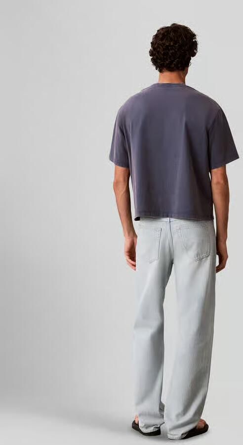 Calvin Klein Jeans straight fit jeans van puur katoen in 5-pocket-design - Foto 3