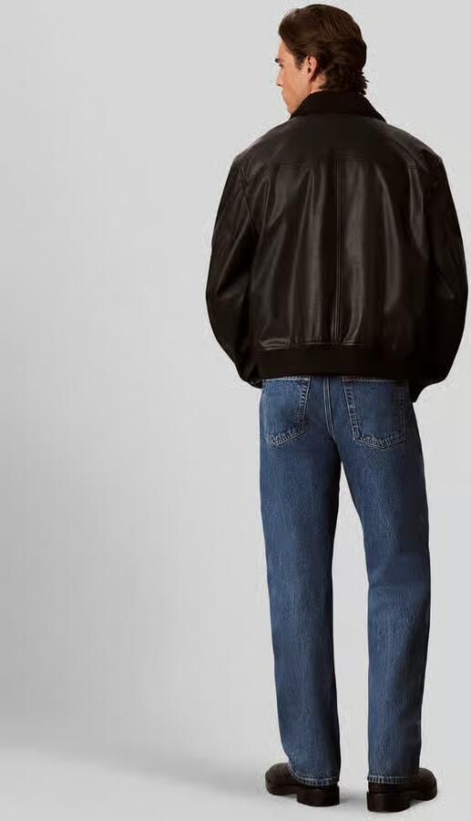 Calvin Klein Jeans straight fit jeans van puur katoen in 5-pocket-design - Foto 3