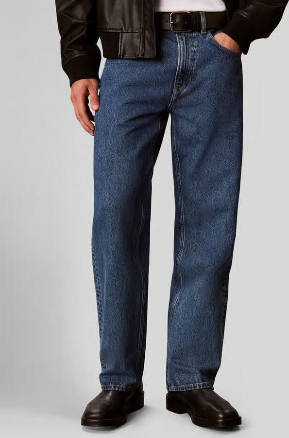 Calvin Klein Jeans straight fit jeans van puur katoen in 5-pocket-design - Foto 2