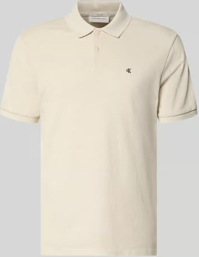 Calvin Klein Jeans Straight fit Poloshirt met Labelstitching - Foto 5