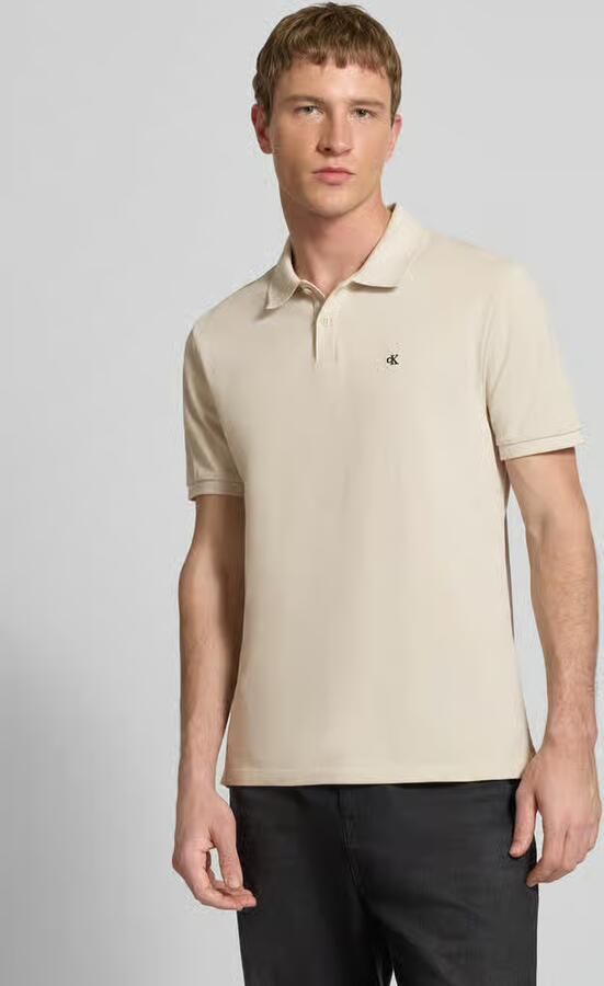 Calvin Klein Jeans Straight fit Poloshirt met Labelstitching - Foto 7