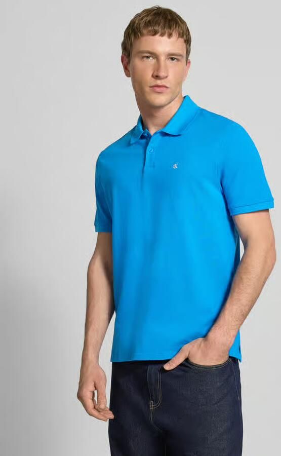 Calvin Klein Jeans Straight fit Poloshirt met Labelstitching - Foto 4