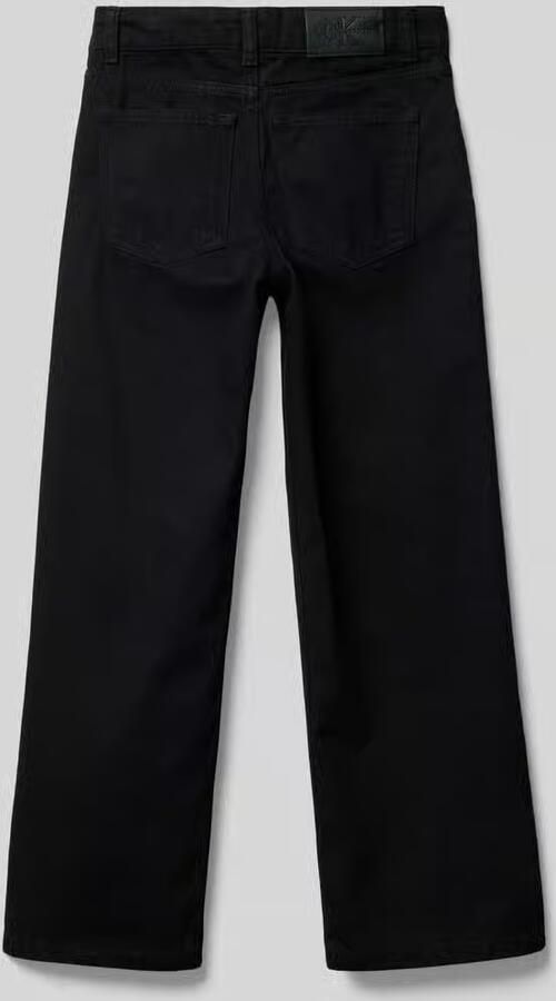 Calvin Klein Straight jeans Skater Clean Black Rgd voor kinderen tot 16 jaar en in 5-pocket stijl - Foto 5