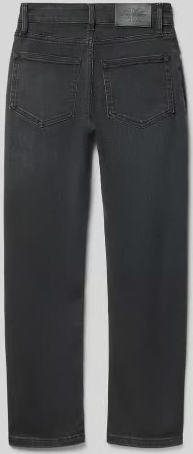 Calvin Klein Jeans Straight leg jeans met labeldetail