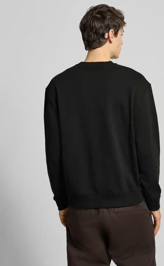 CALVIN KLEIN Heren Truien & Vesten Ls Eu Badge 350terry Cn Swtshrt Zwart - Foto 12