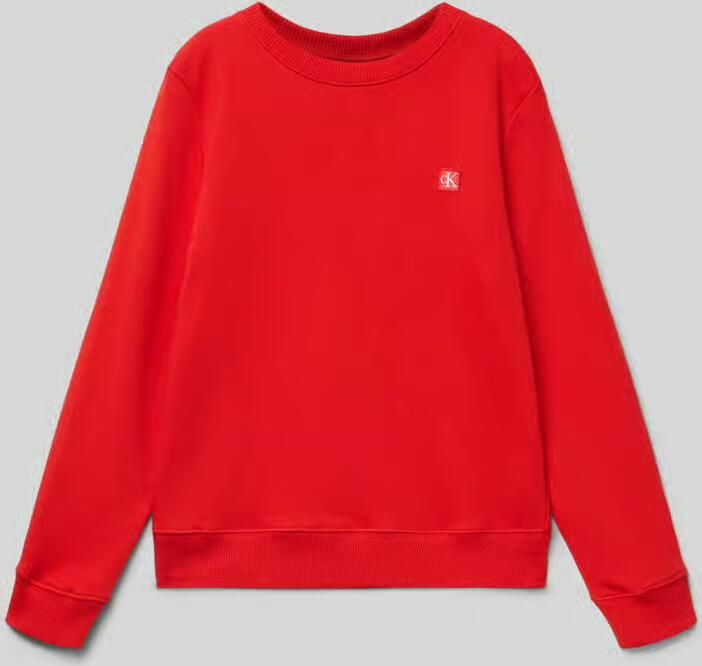 Calvin Klein Jeans Sweatshirt met labeldetail