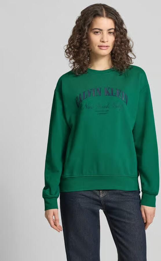 Calvin Klein Jeans sweatshirt met Labelprint Model 'GRAPHIC' - Foto 3