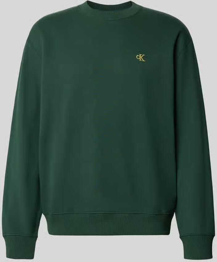 Calvin Klein Jeans Sweatshirt met labelstitching