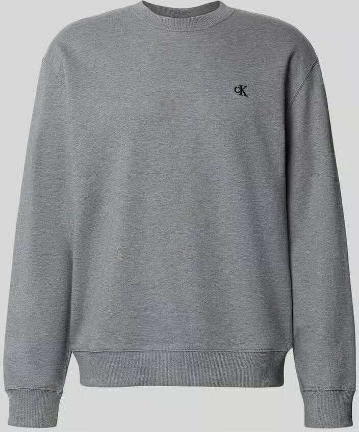Calvin Klein Jeans Sweatshirt met labelstitching - Foto 2