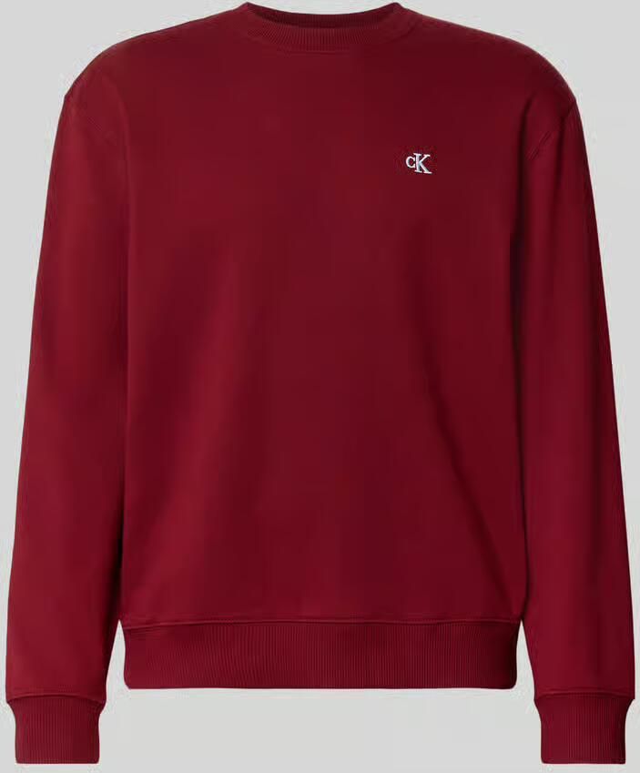 Calvin Klein Jeans Sweatshirt met labelstitching