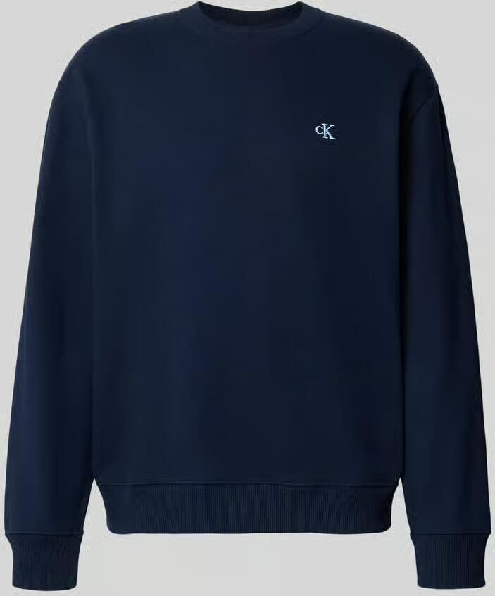 Calvin Klein Jeans Sweatshirt met labelstitching