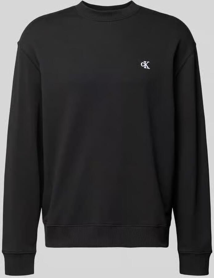 Calvin Klein Jeans Sweatshirt met labelstitching