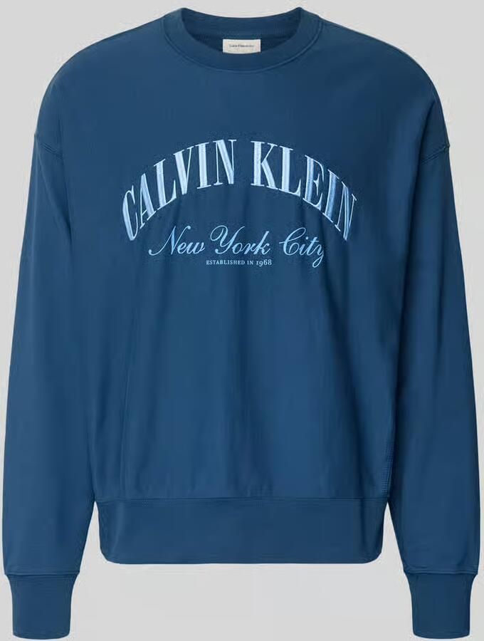 Calvin Klein Jeans sweatshirt met labelstitching - Foto 2