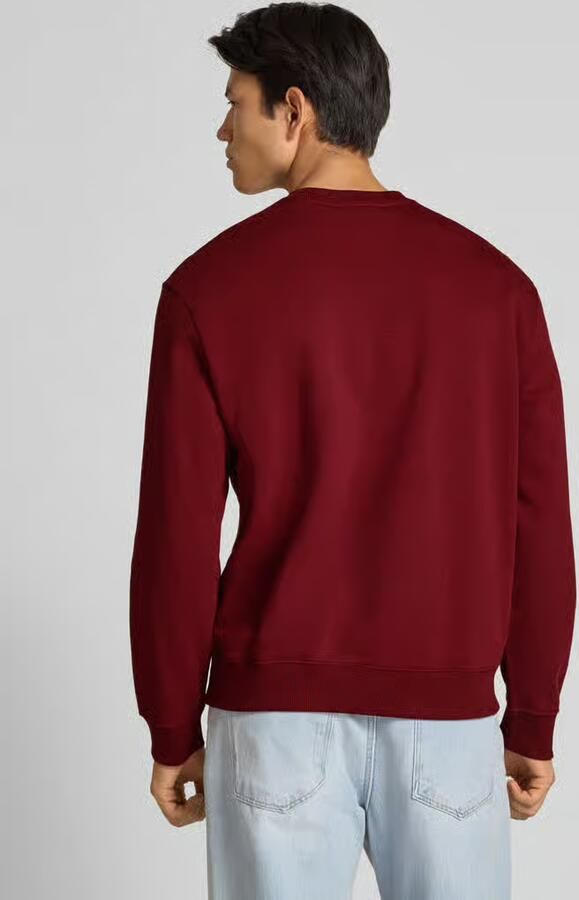 Calvin Klein Jeans Sweatshirt met labelstitching - Foto 3