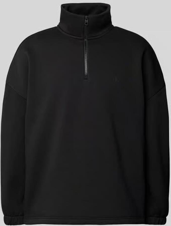 Calvin Klein Jeans Sweatshirt met opstaande kraag model 'COLORBLOCK' - Foto 2