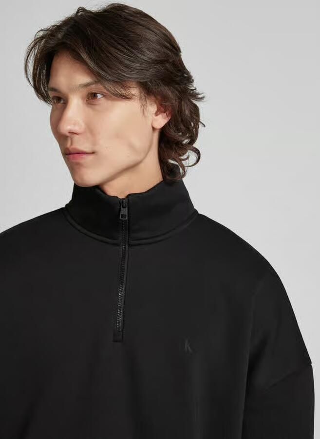 Calvin Klein Jeans Sweatshirt met opstaande kraag model 'COLORBLOCK'