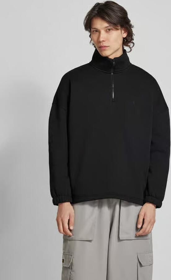 Calvin Klein Jeans Sweatshirt met opstaande kraag model 'COLORBLOCK' - Foto 4