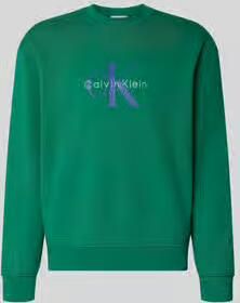Calvin Klein Jeans Sweatshirt met ronde hals en logo