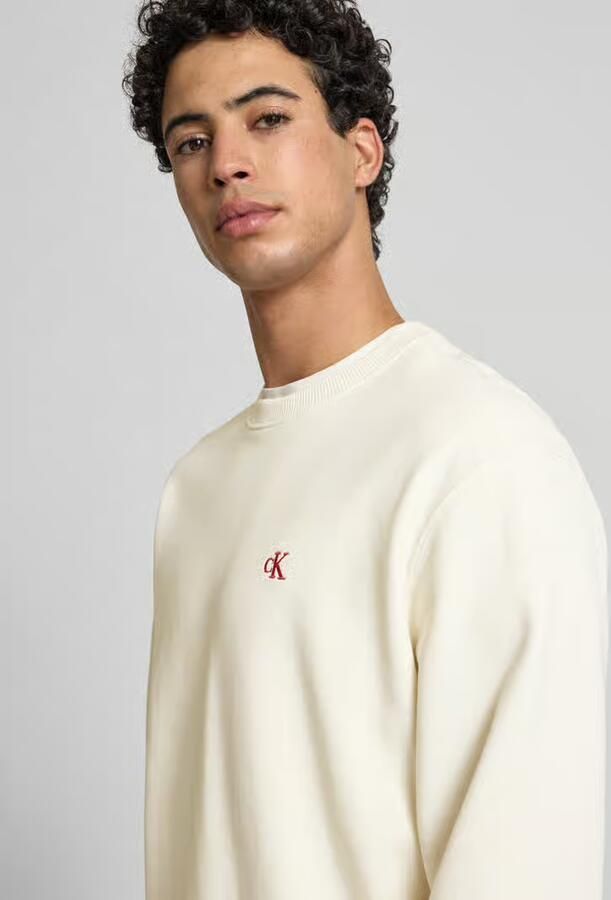 Calvin Klein Jeans Sweatshirt van puur katoen - Foto 2