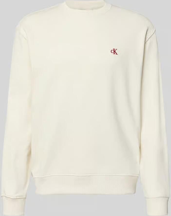 Calvin Klein Jeans Sweatshirt van puur katoen