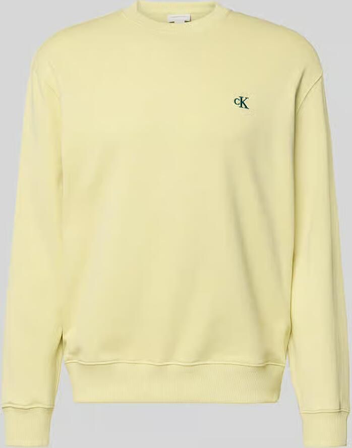 Calvin Klein Jeans Sweatshirt van puur katoen
