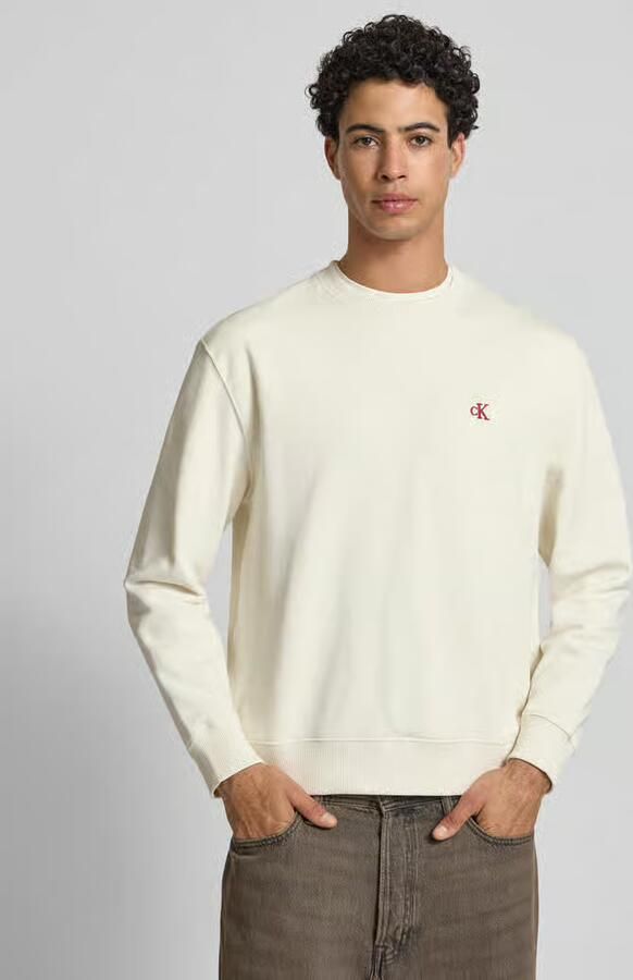 Calvin Klein Jeans Sweatshirt van puur katoen - Foto 4