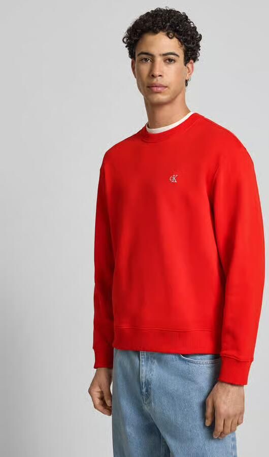 Calvin Klein Jeans Sweatshirt van puur katoen - Foto 4