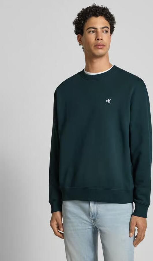 Calvin Klein Jeans Sweatshirt van puur katoen - Foto 5