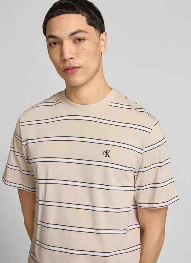 Calvin Klein Jeans t-shirt met gestikt logo
