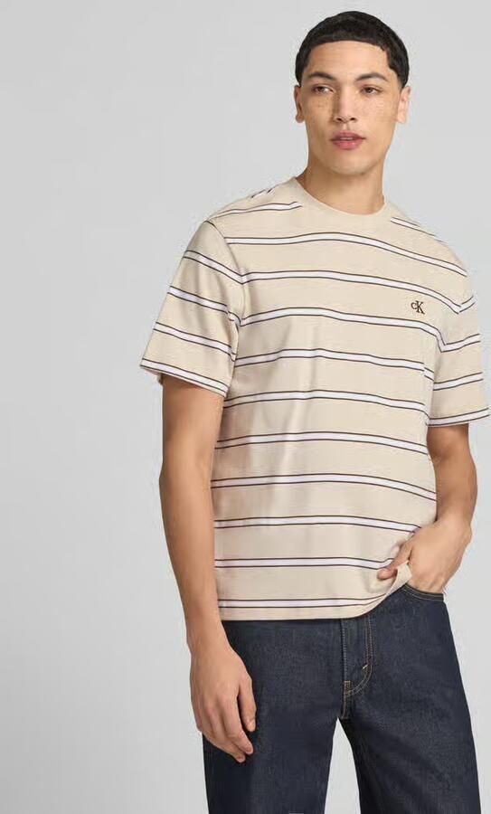 Calvin Klein Jeans t-shirt met gestikt logo - Foto 3