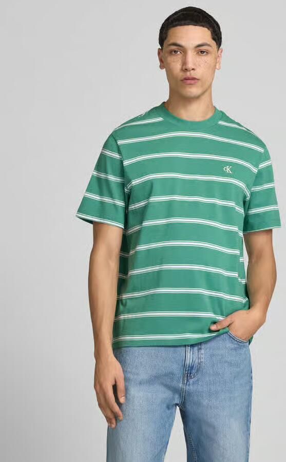 Calvin Klein Jeans t-shirt met gestikt logo - Foto 3