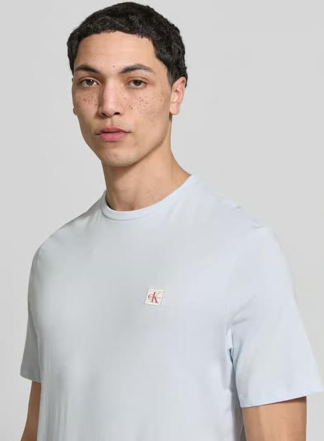 Calvin Klein Jeans T-shirt met label-patch model 'BADGE' in 2-pack - Foto 2
