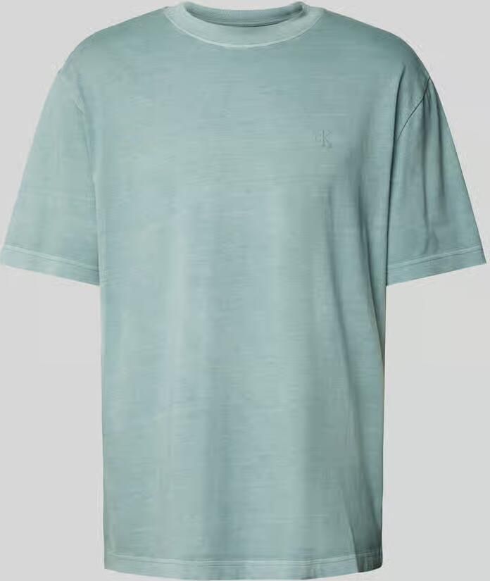 Calvin Klein Jeans Polo Shirt Lange Mouw WASHED PUFF PRINT J30J327078 - Foto 2