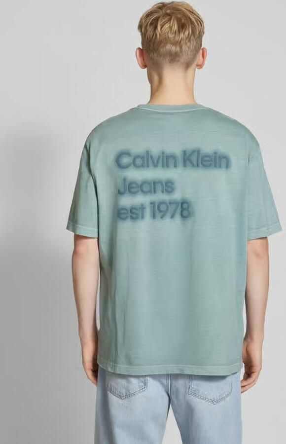Calvin Klein Jeans Polo Shirt Lange Mouw WASHED PUFF PRINT J30J327078