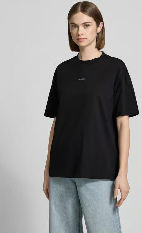 Calvin Klein Jeans T-shirt met labeldetail - Foto 2