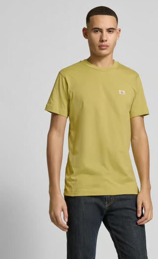 Calvin Klein Jeans T-shirt met labelmotief - Foto 2