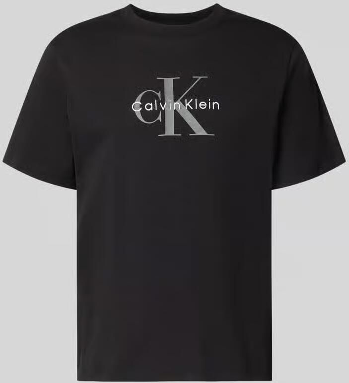 Calvin Klein T-shirt SS Hero Monologo Tee 20s Met ronde hals regular fit - Foto 13