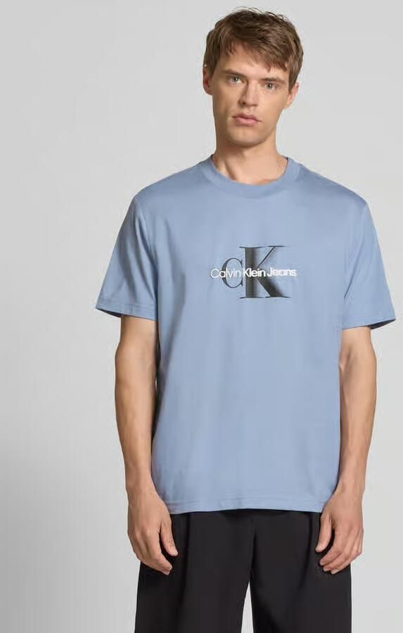 Calvin Klein T-shirt MONOLOGO SHIFT TEE met grote logoprint - Foto 2