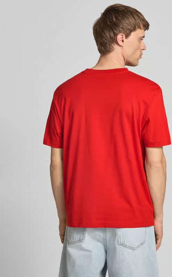 Calvin Klein Jeans T-shirt met labelprint en ronde hals