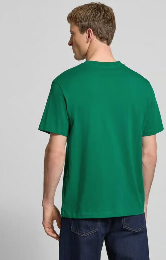 Calvin Klein Jeans T-shirt met labelprint en ronde hals