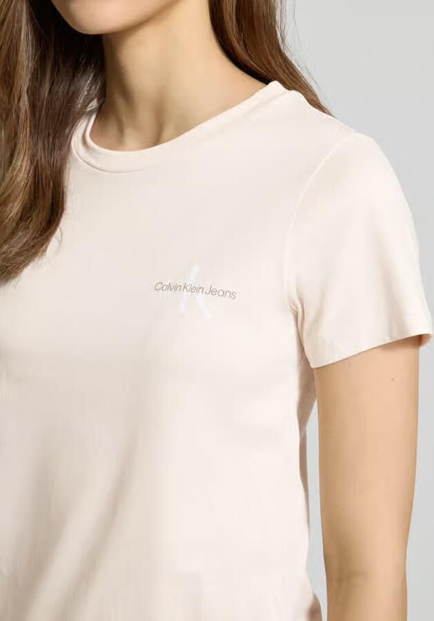Calvin Klein Jeans T-shirt met labelprint in een set van 2 stuks - Foto 2