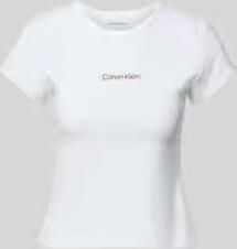 Calvin Klein Jeans T-shirt met ronde hals en labelprint