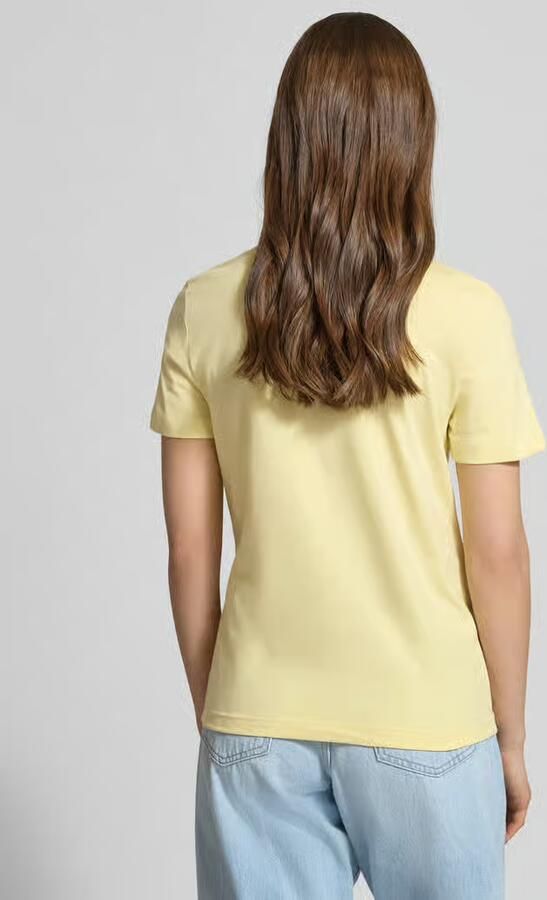 Calvin Klein Jeans T-shirt met ronde hals en labelstitching