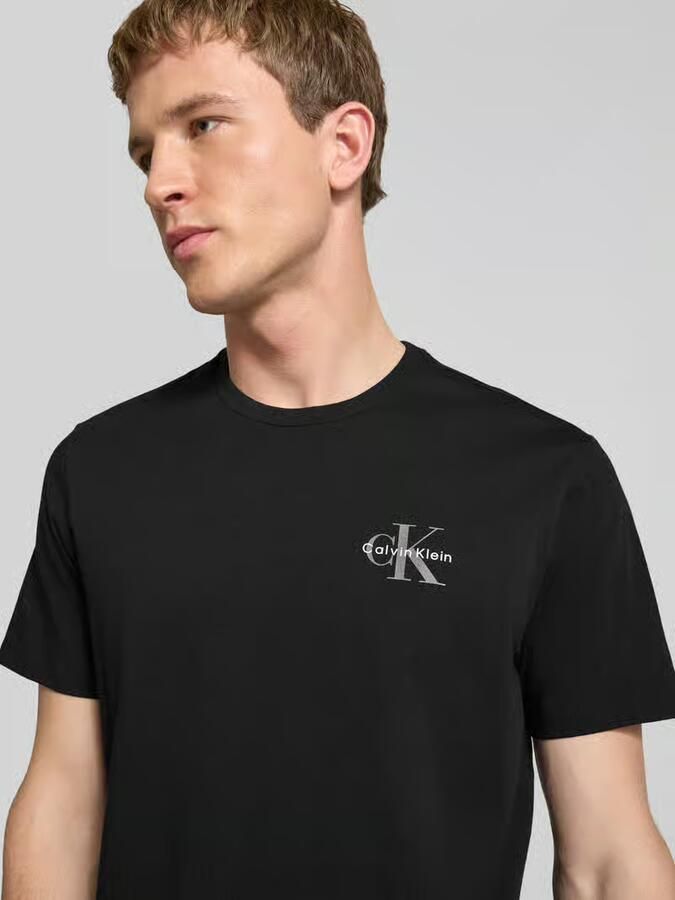 Calvin Klein Jeans T-shirt met ronde hals en logo - Foto 2
