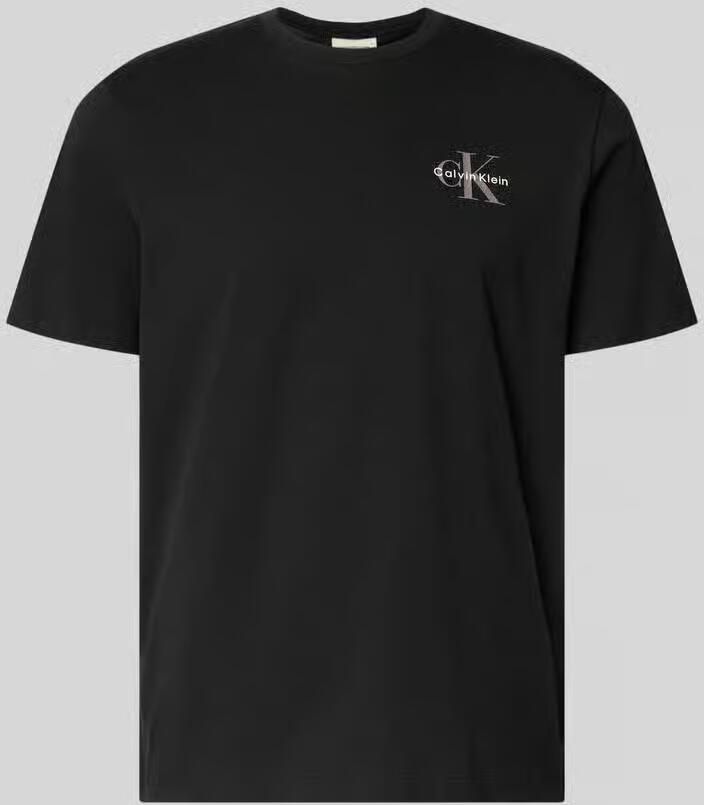 Calvin Klein Jeans T-shirt met ronde hals en logo